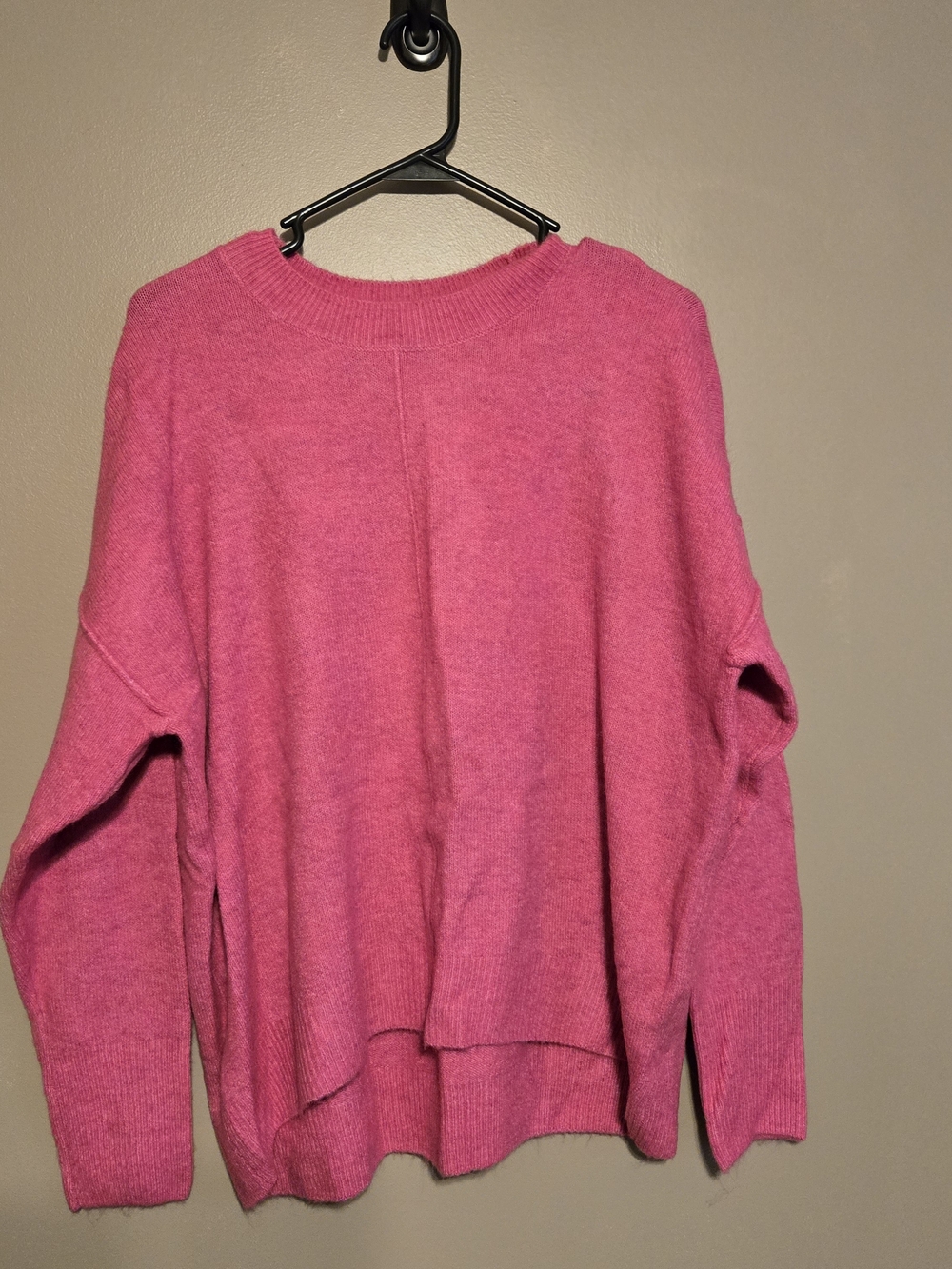 Vince Camuto Bright Pink Crewneck Sweater